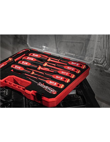 Surubelnite VDE Tri-Lobe - Milwaukee - Tri-Lobe VDE Screwdriver - Slotted 0.8 x 4 x 100 - cod 4932478715