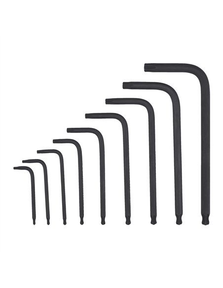 Set imbusuri compacte, forma L - Milwaukee - Compact L-Form Torx Key Set - 9 buc - cod 4932492703