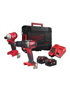Set promo M18 fara perii - Milwaukee - M18 BLPP2A3-502X - cod 4933492844