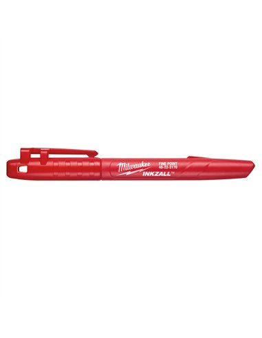 Marker INKZALL - Milwaukee - INKZALL marker red - 1 buc - cod 48223170