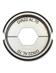 Bacuri de sertizare DIN Aluminiu - Milwaukee - DIN22 AL 70 - 1 buc - cod 4932451774