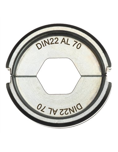 Bacuri de sertizare DIN Aluminiu - Milwaukee - DIN22 AL 70 - 1 buc - cod 4932451774