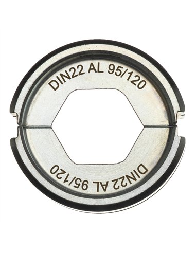 Bacuri de sertizare DIN Aluminiu - Milwaukee - DIN22 AL 95/120 - 1 buc - cod 4932451775