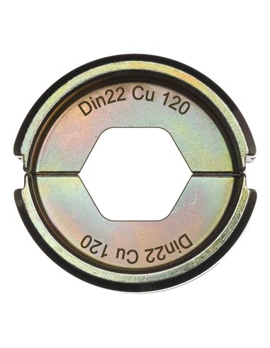 Bacuri de sertizare DIN Cupru - Milwaukee - DIN22 Cu 120 - 1 buc - cod 4932451750
