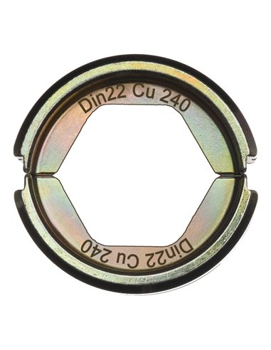 Bacuri de sertizare DIN Cupru - Milwaukee - DIN22 Cu 240 - 1 buc - cod 4932451753