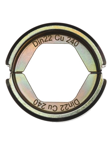 Bacuri de sertizare DIN Cupru - Milwaukee - DIN22 Cu 240 - 1 buc - cod 4932451753