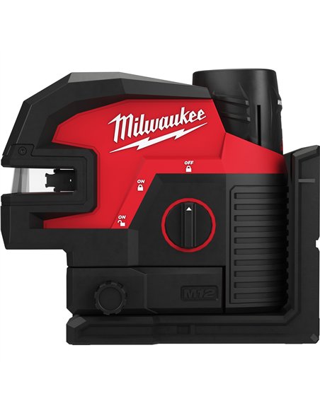 Nivela laser M12 cu linie transversala cu 4 puncte - Milwaukee - M12 CLL4P-301C - cod 4933479203