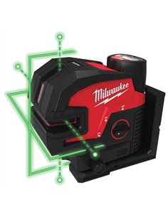 Nivela laser M12 cu linie transversala cu 4 puncte - Milwaukee - M12 CLL4P-301C - cod 4933479203 2