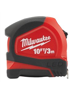 Ruleta cu lumina LED - Milwaukee - 3m/10ft Tape Measure with LED Light - cod 48226602