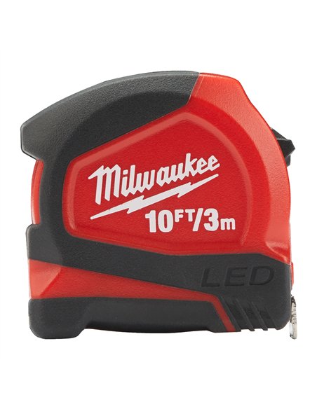 Ruleta cu lumina LED - Milwaukee - 3m/10ft Tape Measure with LED Light - cod 48226602