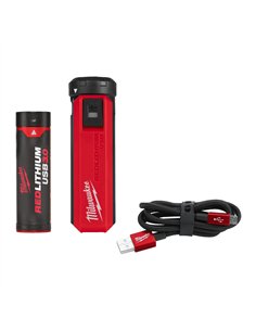 Kit REDLITHIUM USB sursa de alimentare portabila si incarcator - Milwaukee - L4 PPS-301 - cod 4932493335