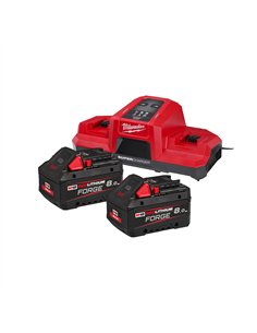 Set de acumulatori si incarcator M18 FORGE - Milwaukee - M18 FORGENRG-802DBSC - cod 4933498616