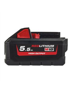 ACUMULATOR 5,5 AH M18 HIGH OUTPUT - Milwaukee - M18 HB5.5 - cod 4932464712