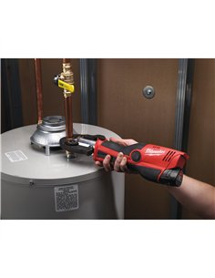 Presa hidraulica M12 Force Logic subcompacta - Milwaukee - M12 HPT-202C Geberit Mapress Set - cod 4933480902