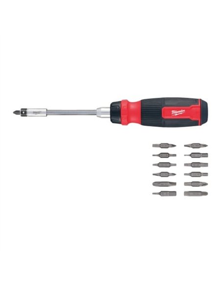 Surubelnita cu clichet multi-bit - Milwaukee - 27 in 1 Ratchet Multi-Bit Screwdriver - cod 4932480583