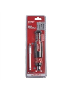 Surubelnita cu clichet multi-bit - Milwaukee - 27 in 1 Ratchet Multi-Bit Screwdriver - cod 4932480583 2