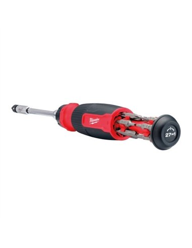 Surubelnita cu clichet multi-bit - Milwaukee - 27 in 1 Ratchet Multi-Bit Screwdriver - cod 4932480583