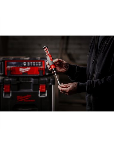 Surubelnita cu clichet multi-bit - Milwaukee - 27 in 1 Ratchet Multi-Bit Screwdriver - cod 4932480583