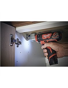 Masina de gaurit M12, subcompacta, cu mandrina detasabila - Milwaukee - M12 BDDXkit-202C - cod 4933447836 2