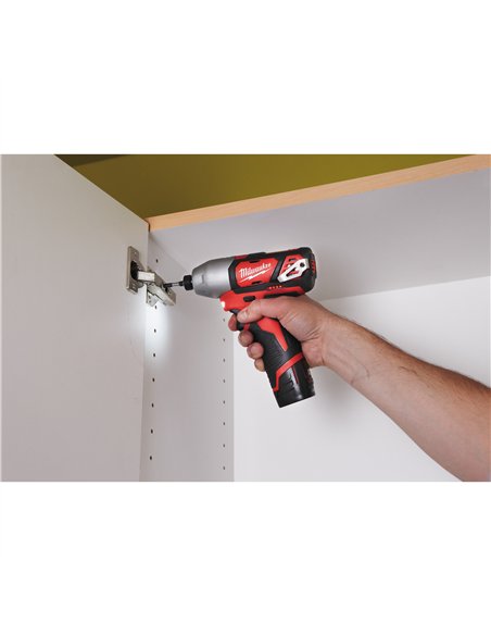 Masina de insurubat cu impact 1/4 inch Hex M12 subcompacta - Milwaukee - M12 BID-0 - 4933441955