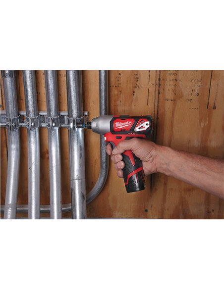 Masina de insurubat cu impact 1/4 inch Hex M12 subcompacta - Milwaukee - M12 BID-202C - 4933441960