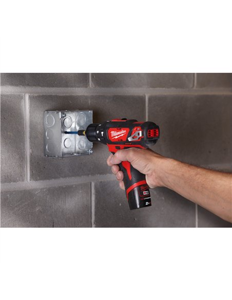 Masina de gaurit M12, subcompacta, cu percutie - Milwaukee - M12-BPD-0 - cod 4933441950 (fara accesorii, fara cutie)