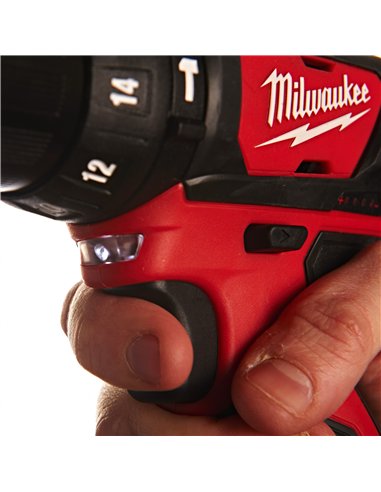 Masina de gaurit M12, subcompacta, cu percutie - Milwaukee - M12-Bpd-202C - cod 4933441940
