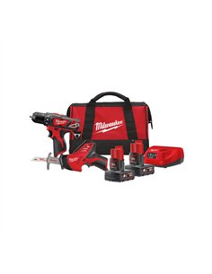 Set scule cu acumulatori M12 - Milwaukee - M12 BPP2C-402B - cod 4933441230