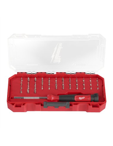 Set surubelnite de precizie 39 in 1 - Milwaukee - 39 in 1 Precision Screwdriver Set with Case - cod 4932498177