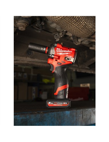 Cheie compacta de impact 3/8 inch M12 FUEL cu inel de fixare - Milwaukee - M12 FCIWF38G3-502X - 4933493452