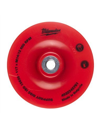 Suport talere flexibile - Milwaukee - 125 x 14.2 mm - 1 buc - cod 4932345761