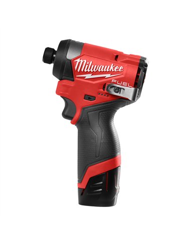 Masina de insurubat cu impact, 1/4 inch Hex, M12 FUEL - Milwaukee - M12 FID2-202X - 4933479877