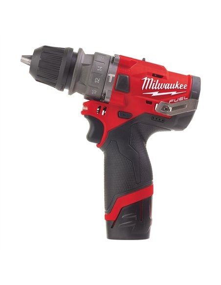 Masina de gaurit M12 Fuel, subcompacta, cu percutie si mandrina detasabila - Milwaukee - M12 FpdX-202X - cod 4933464136