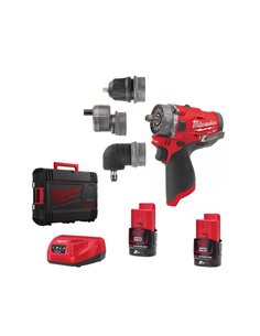 Masina de gaurit M12 Fuel, subcompacta, cu percutie si mandrina detasabila - Milwaukee - M12 FpdxKit-202X - cod 4933464138 2