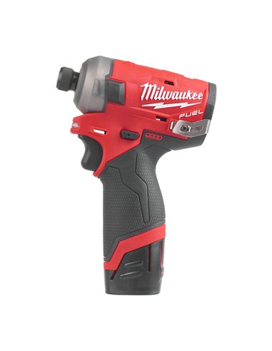 Masina de insurubat hidraulica cu impact, 1/4 inch Hex, M12 FUEL SURGE - Milwaukee - M12 FQID-202X - 4933464973