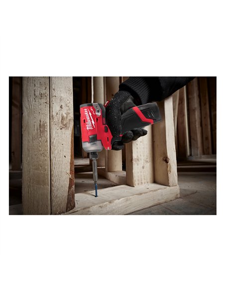 Masina de insurubat hidraulica cu impact, 1/4 inch Hex, M12 FUEL SURGE - Milwaukee - M12 FQID-202X - 4933464973