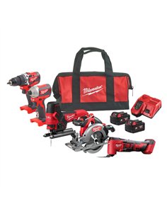 Set scule cu acumulatori M18 - Milwaukee - M18 FPP5K-502B - cod 4933471209