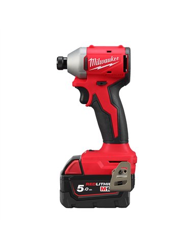 Masina de insurubat cu impact, cu motor fara perii, 1/4 inch Hex M18 - Milwaukee - M18 BLIDR-502X - 4933492843