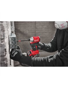 Masina de insurubat cu impact, cu motor fara perii, 1/4 inch Hex M18 - Milwaukee - M18 BLIDR-502X - 4933492843 2