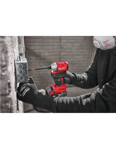 Masina de insurubat cu impact, cu motor fara perii, 1/4 inch Hex M18 - Milwaukee - M18 BLIDR-502X - 4933492843