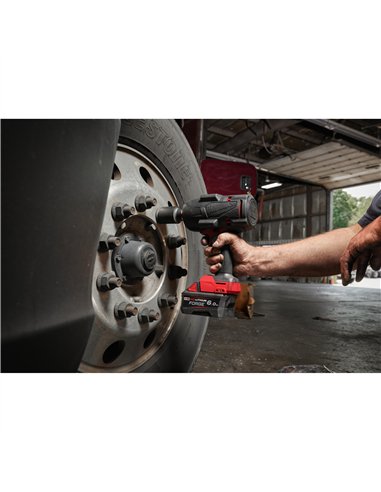 Cheie de impact M18 FUEL 1/2 inch, cuplu ridicat si inel de fixare - Milwaukee - M18 FHIW2F12-0X - 4933492782