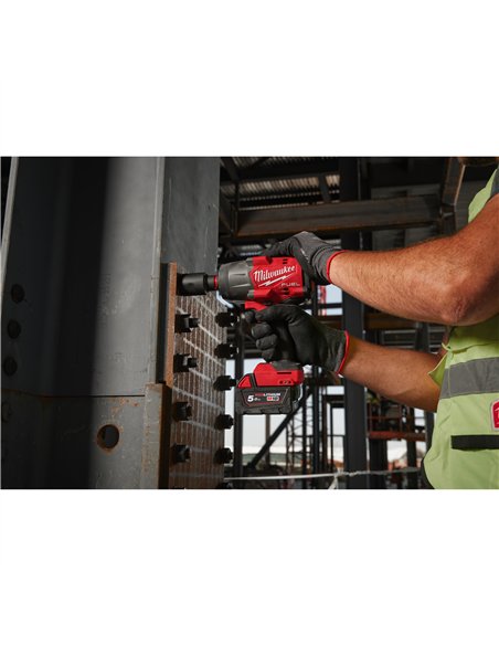 Cheie de impact M18 FUEL 1/2 inch, cuplu ridicat si inel de fixare - Milwaukee - M18 FHIW2F12-502X - 4933492783