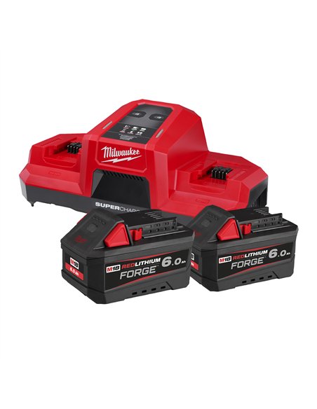 Set de acumulatori si incarcator M18 FORGE - Milwaukee - M18 FORGENRG-602DBSC - cod 4933498549