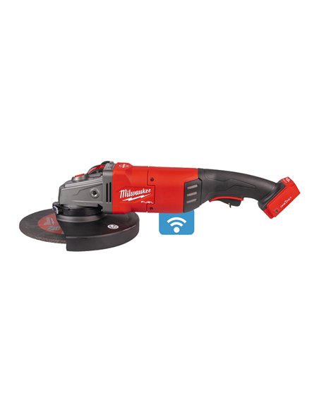 Polizor unghiular 230 mm cu franare si comutator tip clapeta M18 FUEL ONE-KEY - Milwaukee - M18 ONEFLAG230XPDB-0C - cod 493347