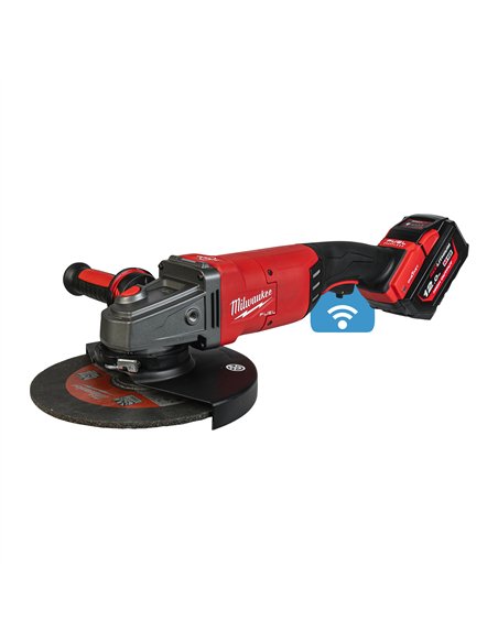 Polizor unghiular 230 mm cu franare si comutator tip clapeta M18 FUEL ONE-KEY - Milwaukee - M18 ONEFLAG230XPDB -122C - cod 493