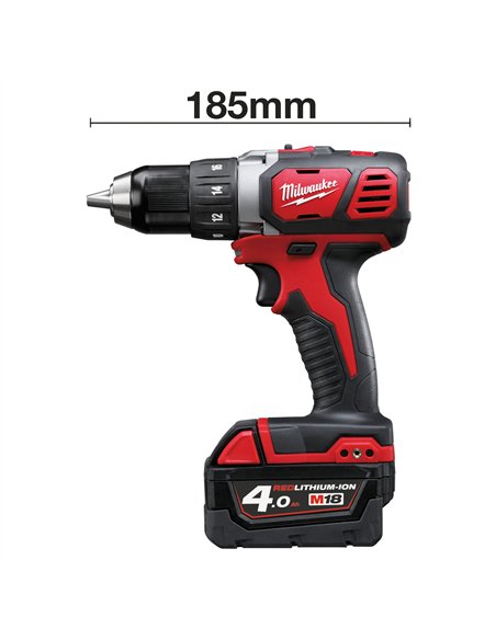 Masina de gaurit compacta M18 - Milwaukee - M18 Bdd-0 - cod 4933443530 (fara accesorii, fara cutie)