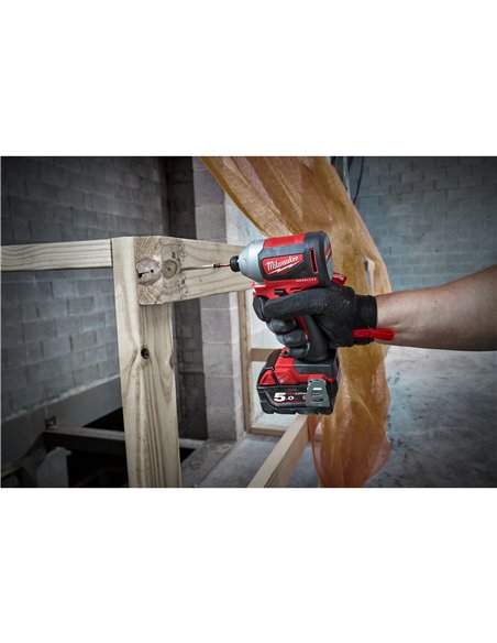 Masina de insurubat cu impact, cu motor fara perii 1/4 inch Hex M18 - Milwaukee - M18 BLID2-0X - 4933464519