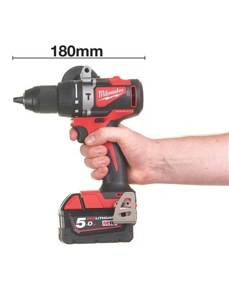 Masina de gaurit cu percutie, cu motor fara perii M18 - Milwaukee - M18 BLPD2-0X - cod 4933464516