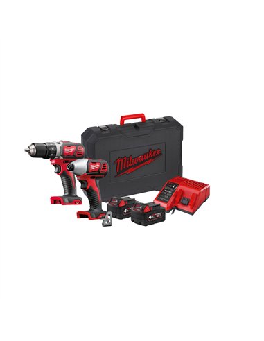 Set scule cu acumulatori M18 - Milwaukee - M18 BPP2D-402C - cod 4933447126