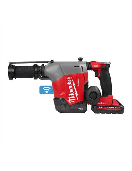 Ciocan rotopercutor SDS-PLUS  cu extractor de praf integrat, 16 mm, M18 Fuel FhaFOH16-302X - Milwaukee - cod 4933493533